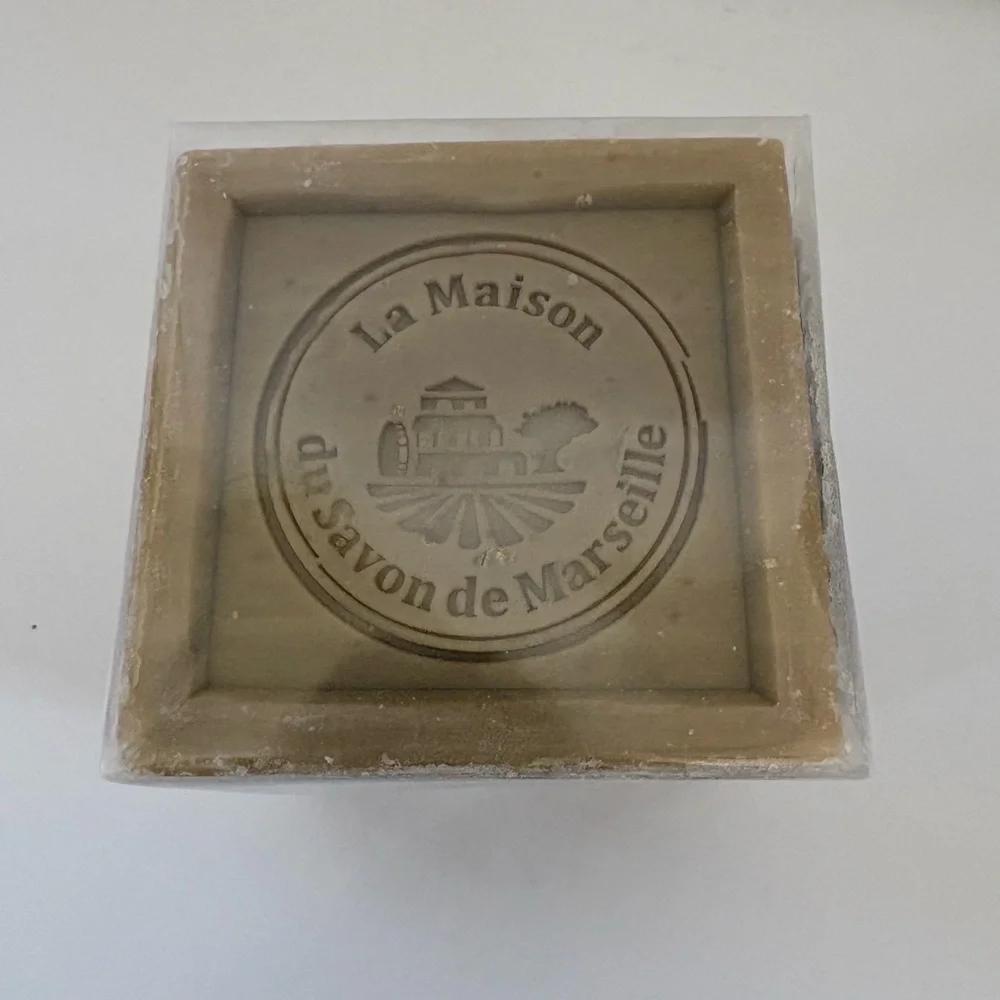 Set of two Savon de Marseille Olive Oil Soap Bar 600 gram each